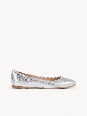 Ballet Flat Chloe Lauren Srebrne | CHE-SR14271