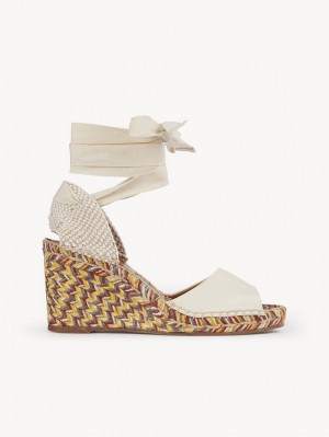 Espadryle Chloe Piia Białe | CHE-SR14149