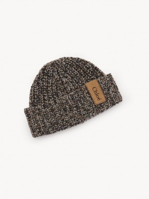 Kapelusz Chloe Chunky Trykotowy Beanie Białe | CHE-SR14485