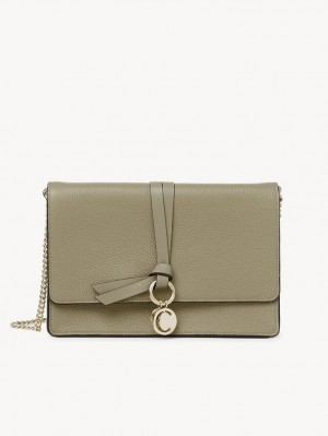 Torba Crossbody Chloe Alphabet Clutch Zielone | CHE-SR13481