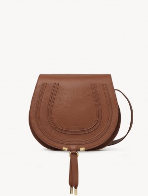 Torba Crossbody Chloe Marcie Medium Brązowe | CHE-SR13508