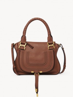 Torba Crossbody Chloe Marcie Small Double Carry Brązowe | CHE-SR13620