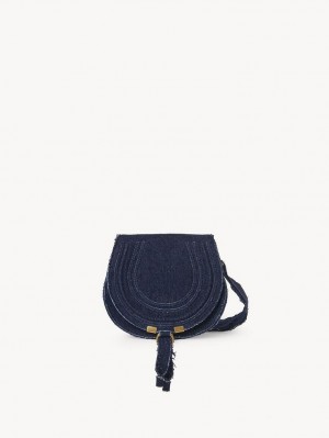 Torba Crossbody Chloe Marcie Small Niebieskie | CHE-SR13580