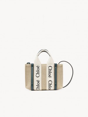 Torba Crossbody Chloe Mini Woody Ciemny Turkusowe | CHE-SR13500