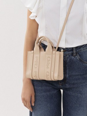 Torba Crossbody Chloe Mini Woody Różowe | CHE-SR13562