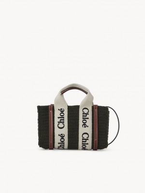 Torba Crossbody Chloe Mini Woody Szare | CHE-SR13465