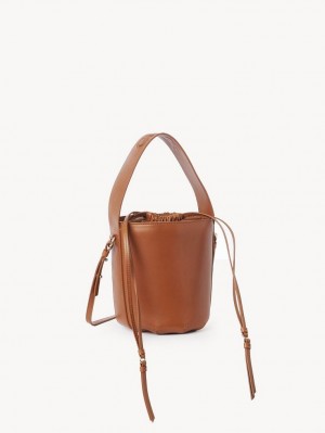 Torby Przez Ramię Chloe Sense Bucket Brązowe | CHE-SR13417