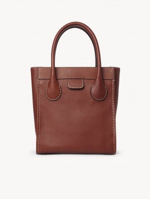 Torby Tote Chloe Edith Brązowe | CHE-SR13293