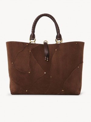 Torby Tote Chloe Marcie Brązowe | CHE-SR13344