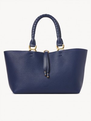 Torby Tote Chloe Marcie Small Niebieskie | CHE-SR13334