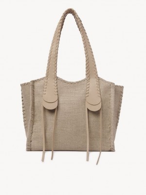 Torby Tote Chloe Medium Mony Brązowe | CHE-SR13401