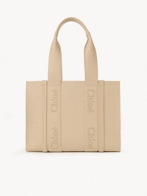 Torby Tote Chloe Medium Woody Różowe | CHE-SR13355