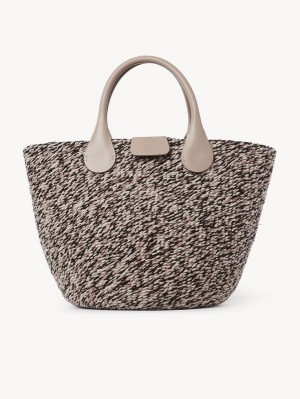 Torby Tote Chloe Sabia Hamper Beżowe | CHE-SR13337