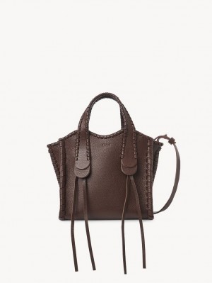 Torby Tote Chloe Small Mony Czekolada | CHE-SR13379