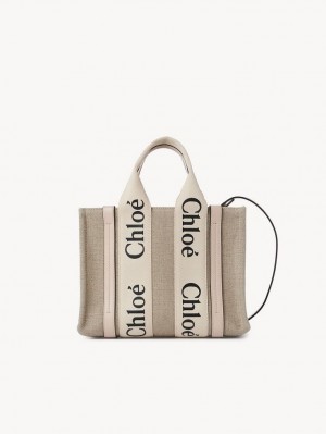 Torby Tote Chloe Small Woody Różowe | CHE-SR13392