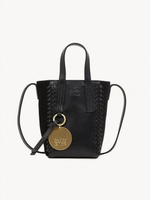 Torby Tote Chloe Tilda Mini Czarne | CHE-SR14708