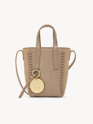 Torby Tote Chloe Tilda Mini Szare | CHE-SR14707