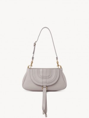 Torebki Małe Chloe Marcie Small Clutch Szare | CHE-SR13680