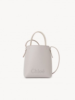 Torebki Małe Chloe Sense Tote Szare | CHE-SR13734