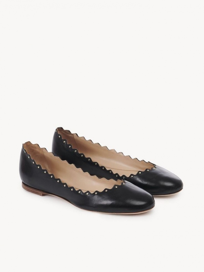 Ballet Flat Chloe Lauren Czarne | CHE-SR14255