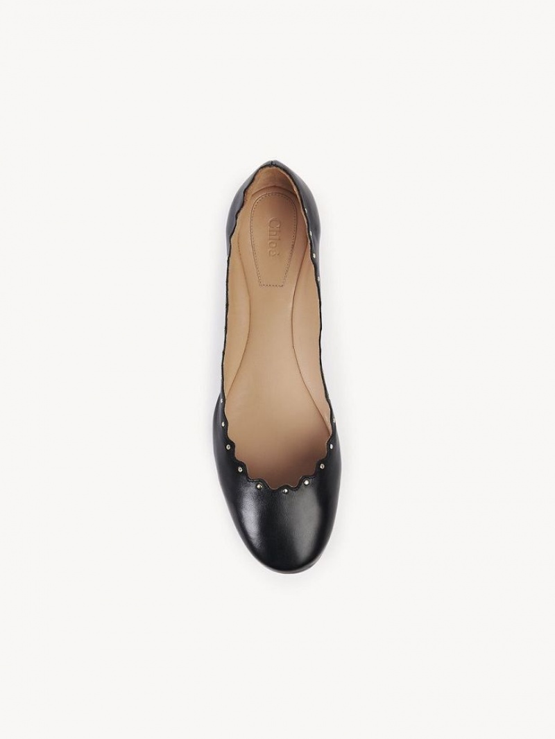 Ballet Flat Chloe Lauren Czarne | CHE-SR14255