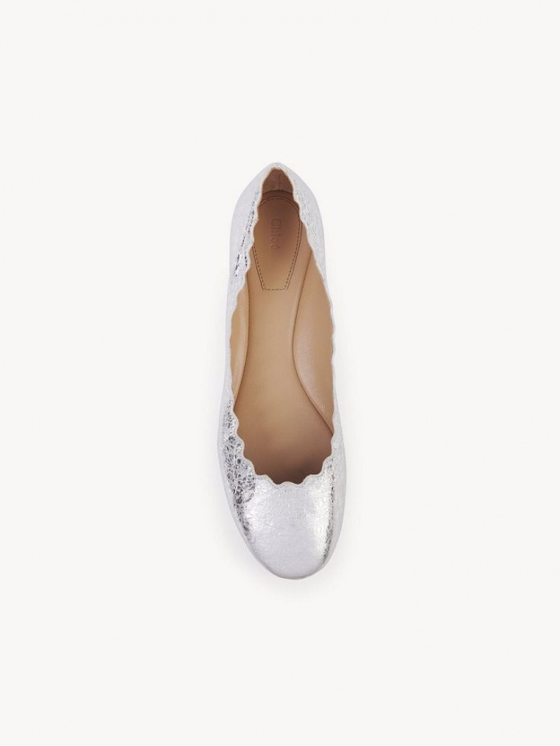 Ballet Flat Chloe Lauren Srebrne | CHE-SR14271