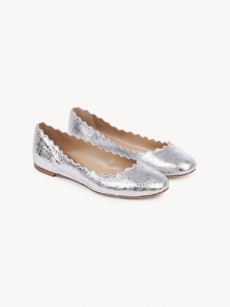 Ballet Flat Chloe Lauren Srebrne | CHE-SR14271