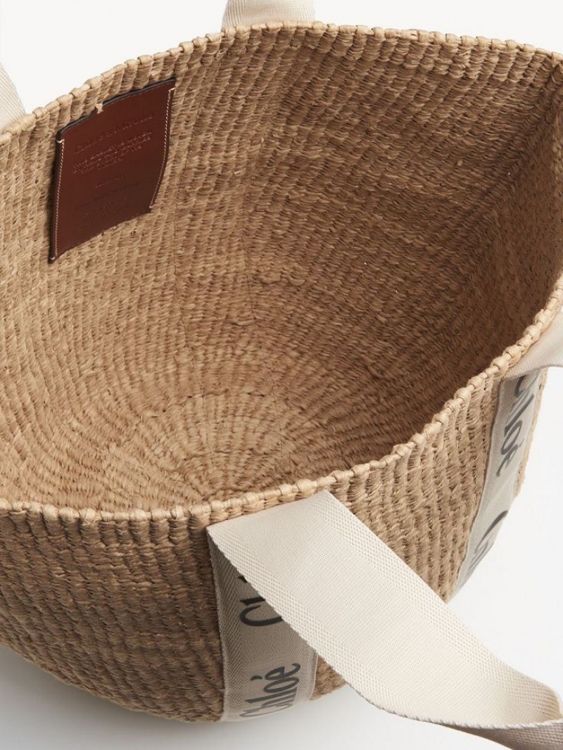 Baskets Chloe Large Woody Białe | CHE-SR13658