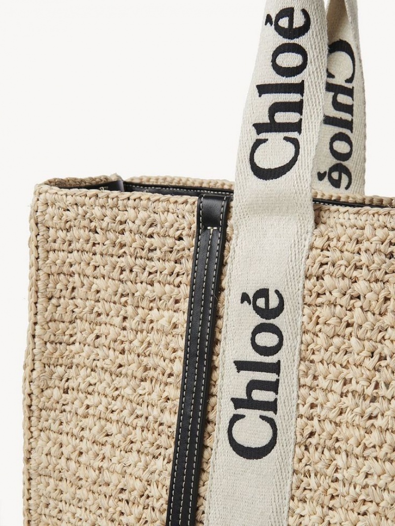 Baskets Chloe Large Woody Tote Brązowe | CHE-SR13649