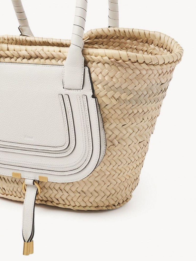 Baskets Chloe Medium Marcie Białe | CHE-SR13632