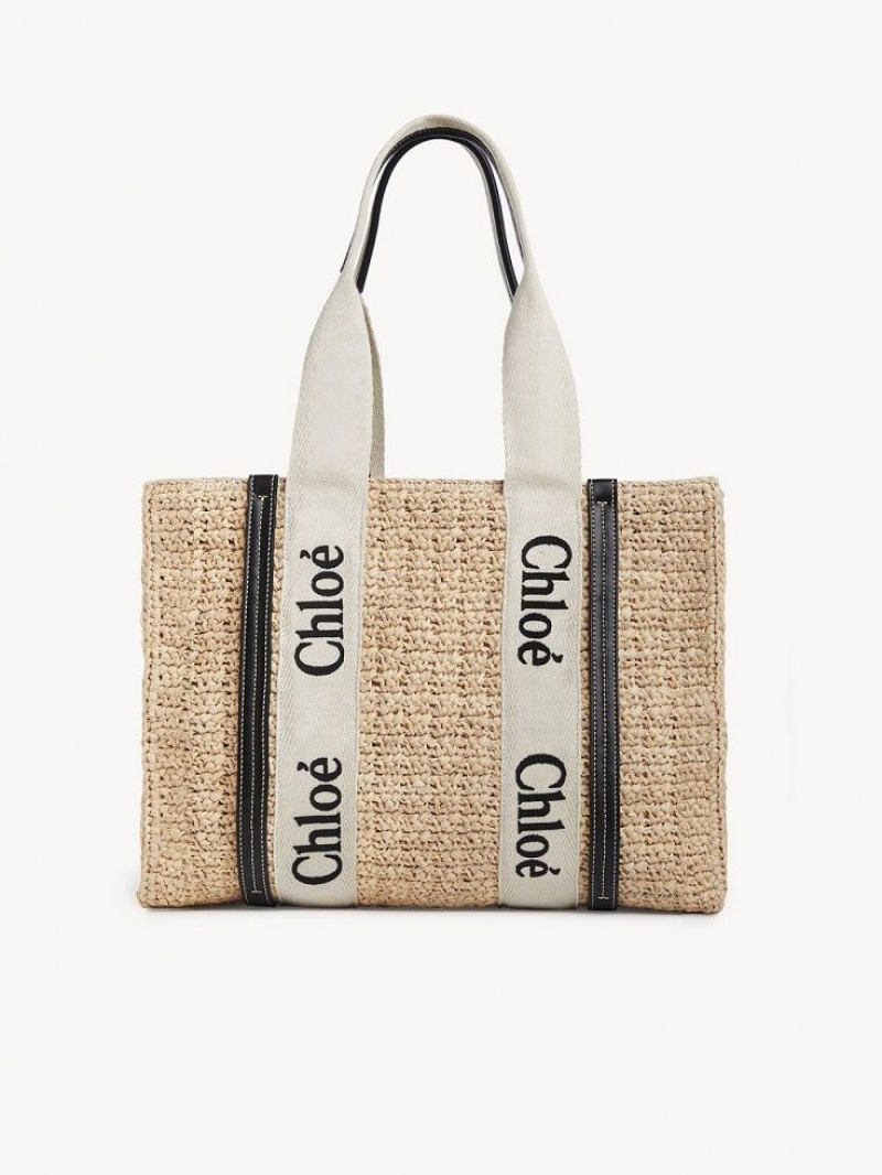 Baskets Chloe Medium Woody Tote Brązowe | CHE-SR13656