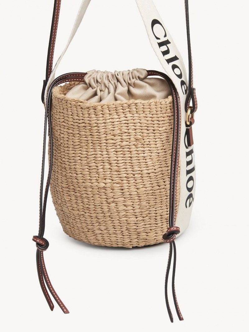 Baskets Chloe Small Woody Białe | CHE-SR13657