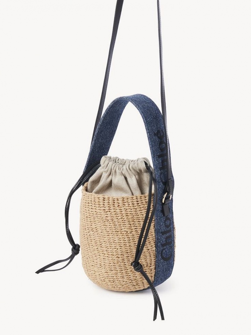 Baskets Chloe Small Woody Niebieskie | CHE-SR13650