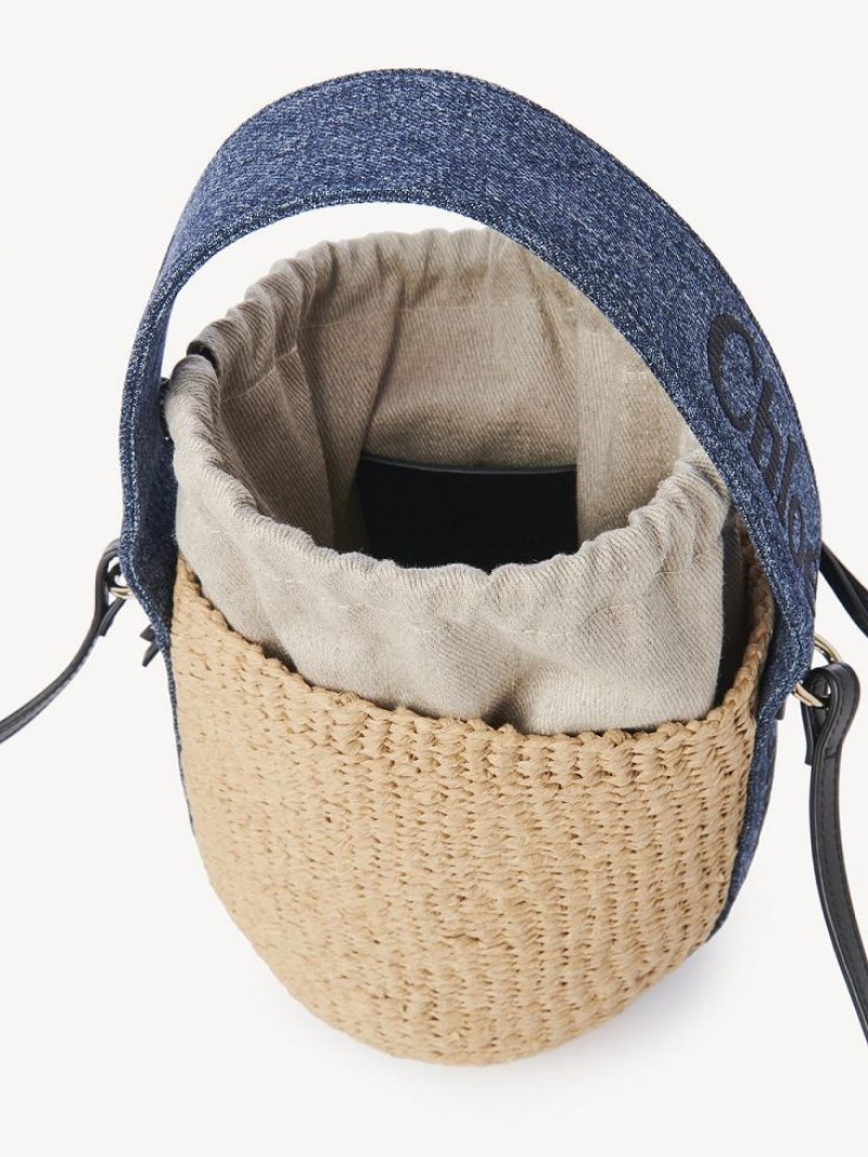 Baskets Chloe Small Woody Niebieskie | CHE-SR13650