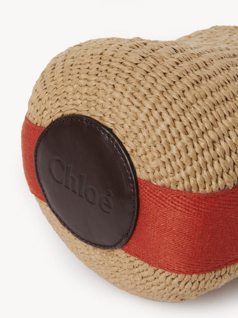 Baskets Chloe Small Woody Pomarańczowe Pomarańczowe | CHE-SR13645