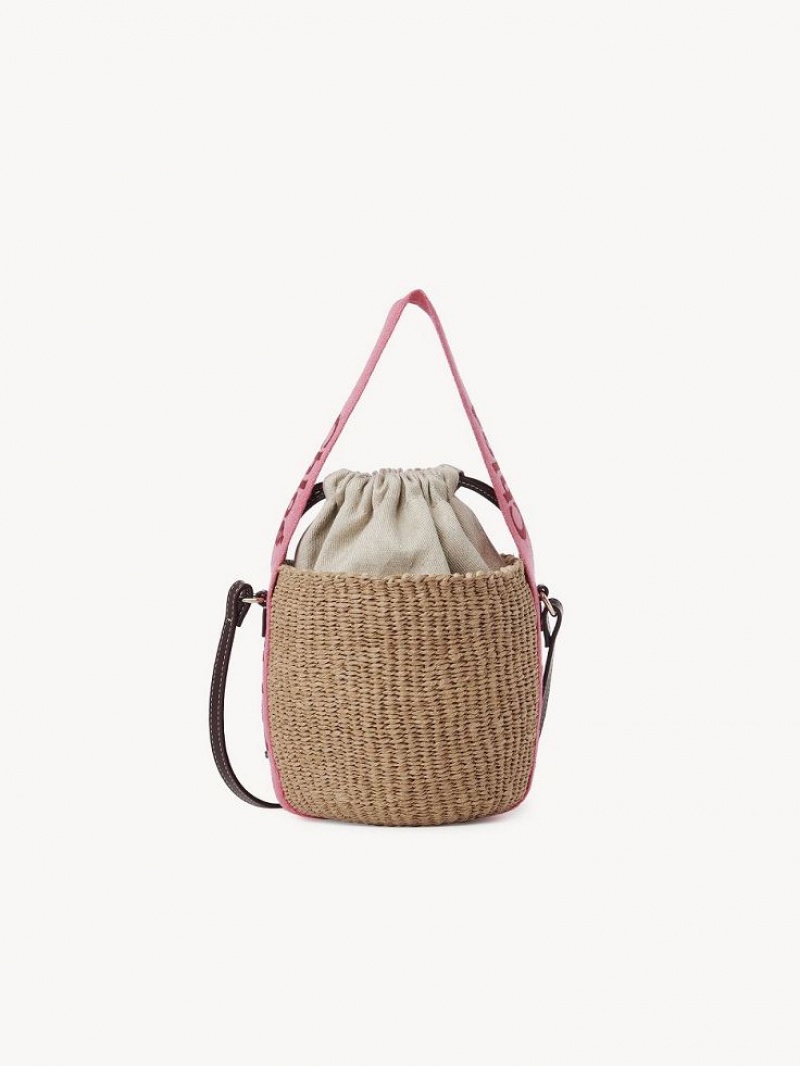 Baskets Chloe Small Woody Różowe Czerwone | CHE-SR13652