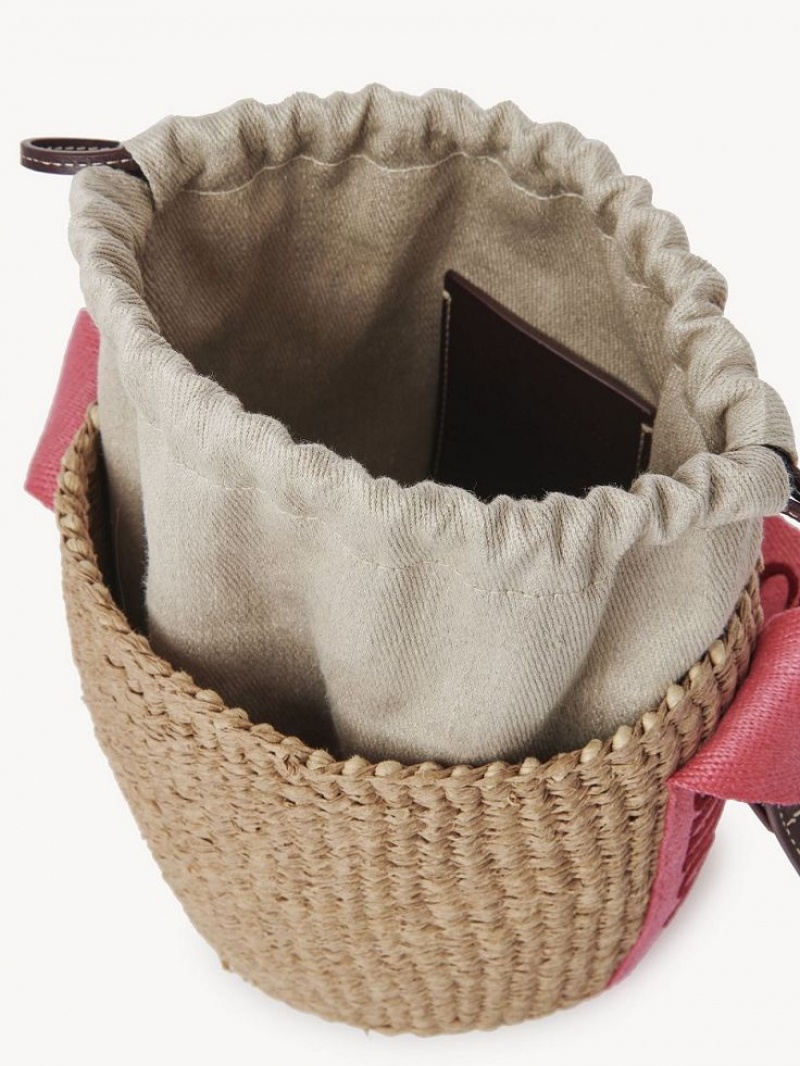 Baskets Chloe Small Woody Różowe Czerwone | CHE-SR13652