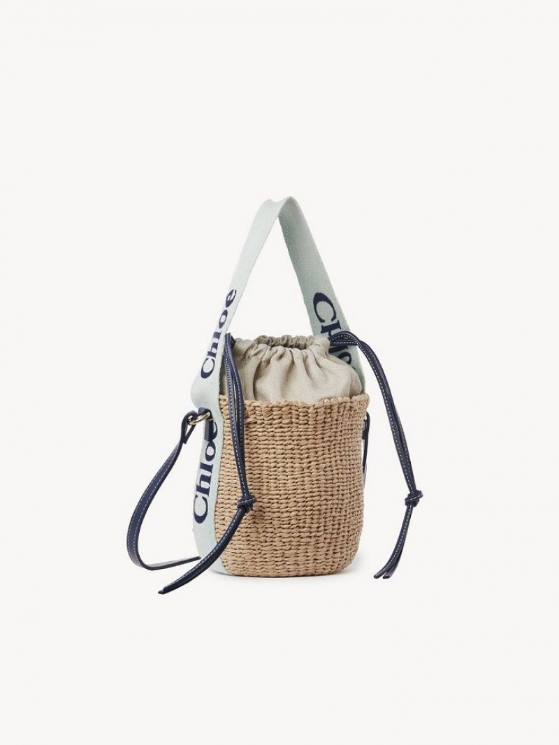 Baskets Chloe Small Woody Zielone Niebieskie | CHE-SR13643