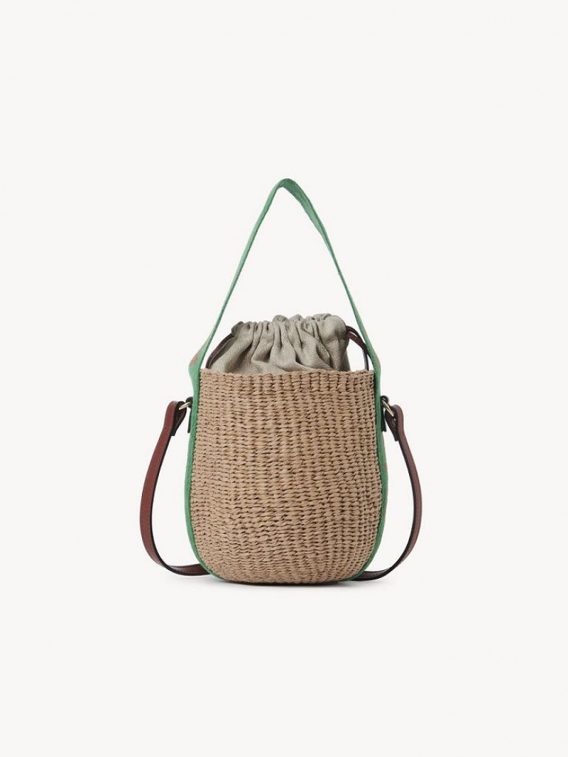 Baskets Chloe Small Woody Zielone Pomarańczowe | CHE-SR13629