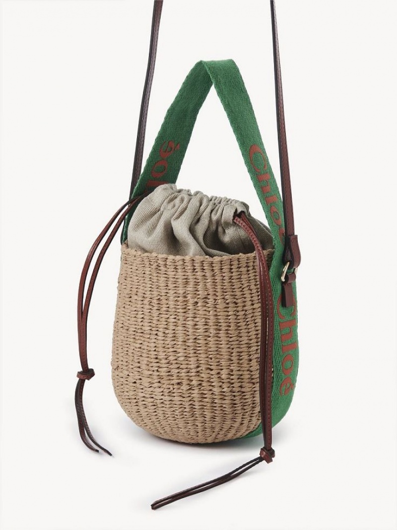 Baskets Chloe Small Woody Zielone Pomarańczowe | CHE-SR13629