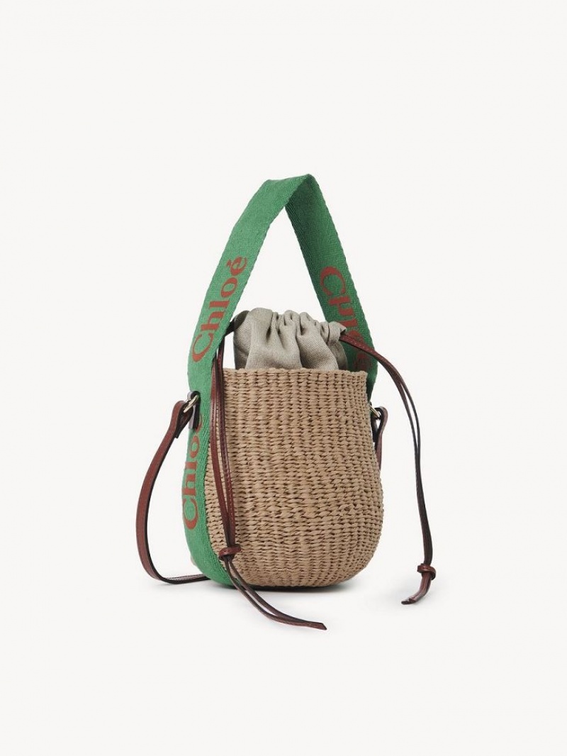 Baskets Chloe Small Woody Zielone Pomarańczowe | CHE-SR13629