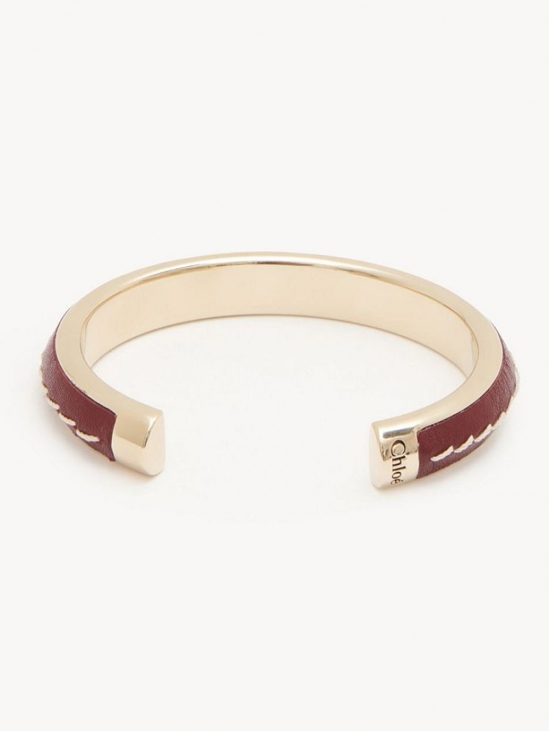 Bransoletki Chloe Edith Cuff Bordowe | CHE-SR14397