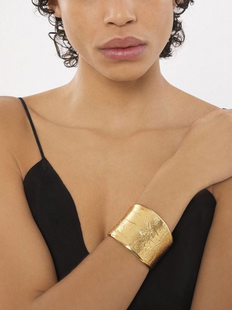 Bransoletki Chloe Penelope Cuff Głęboka Złote | CHE-SR14463