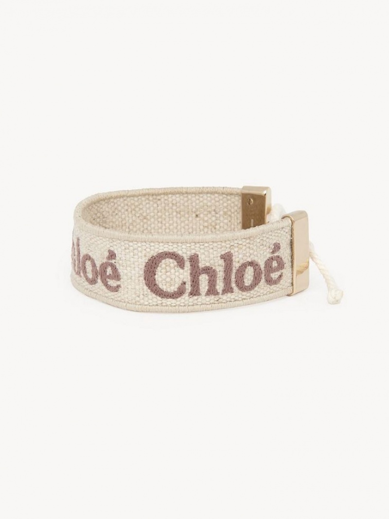 Bransoletki Chloe Woody Beżowe Brązowe | CHE-SR14446