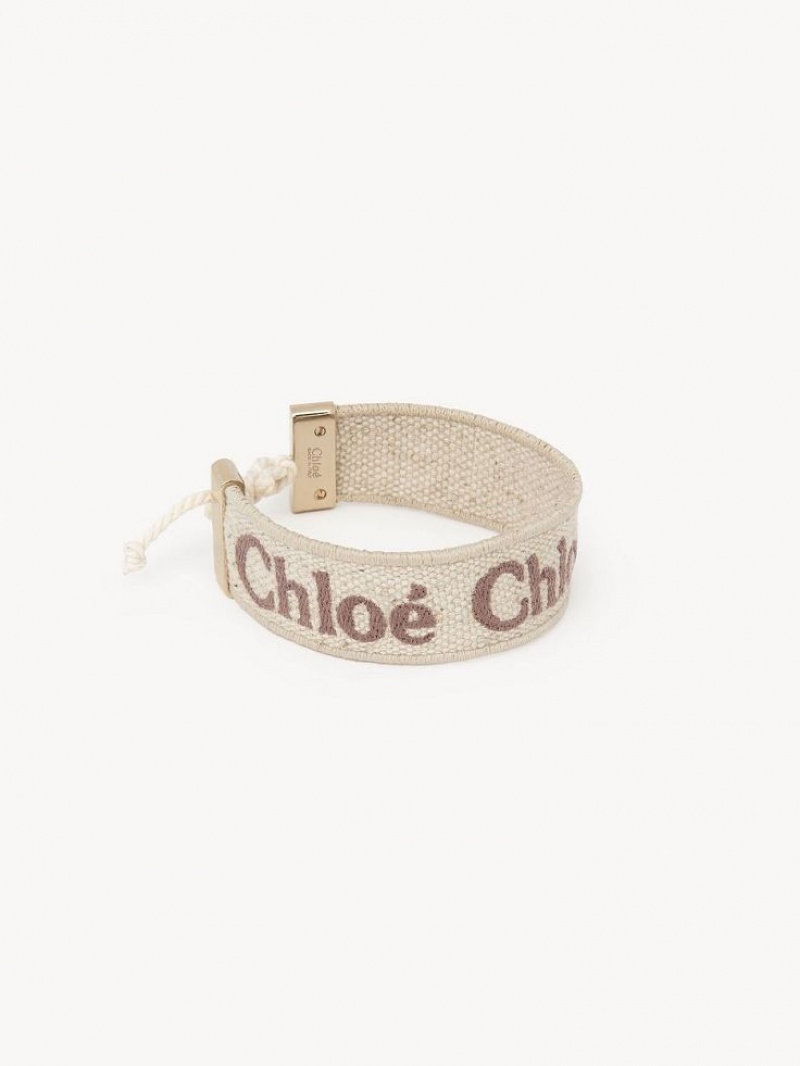 Bransoletki Chloe Woody Beżowe Brązowe | CHE-SR14446