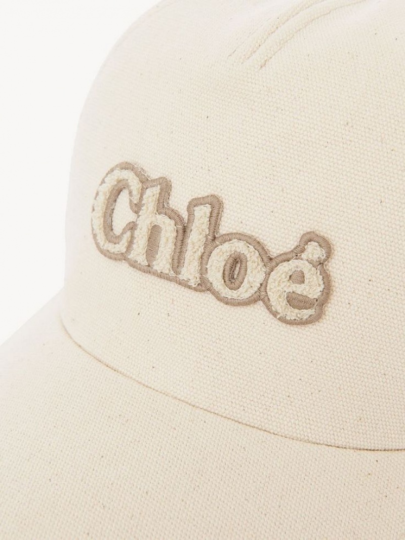 Czapki Chloe Baseball Beżowe | CHE-SR14493