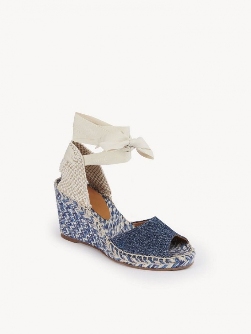 Espadryle Chloe Piia Niebieskie | CHE-SR14150