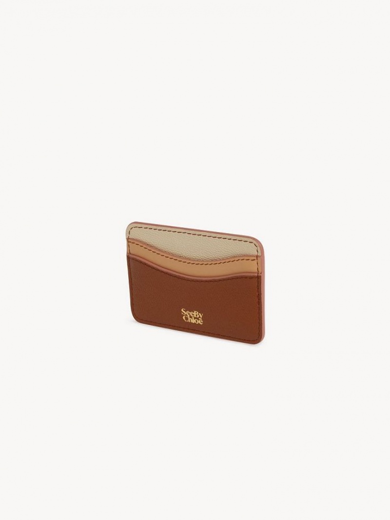 Etui na Karty Chloe Layers Brązowe | CHE-SR14931