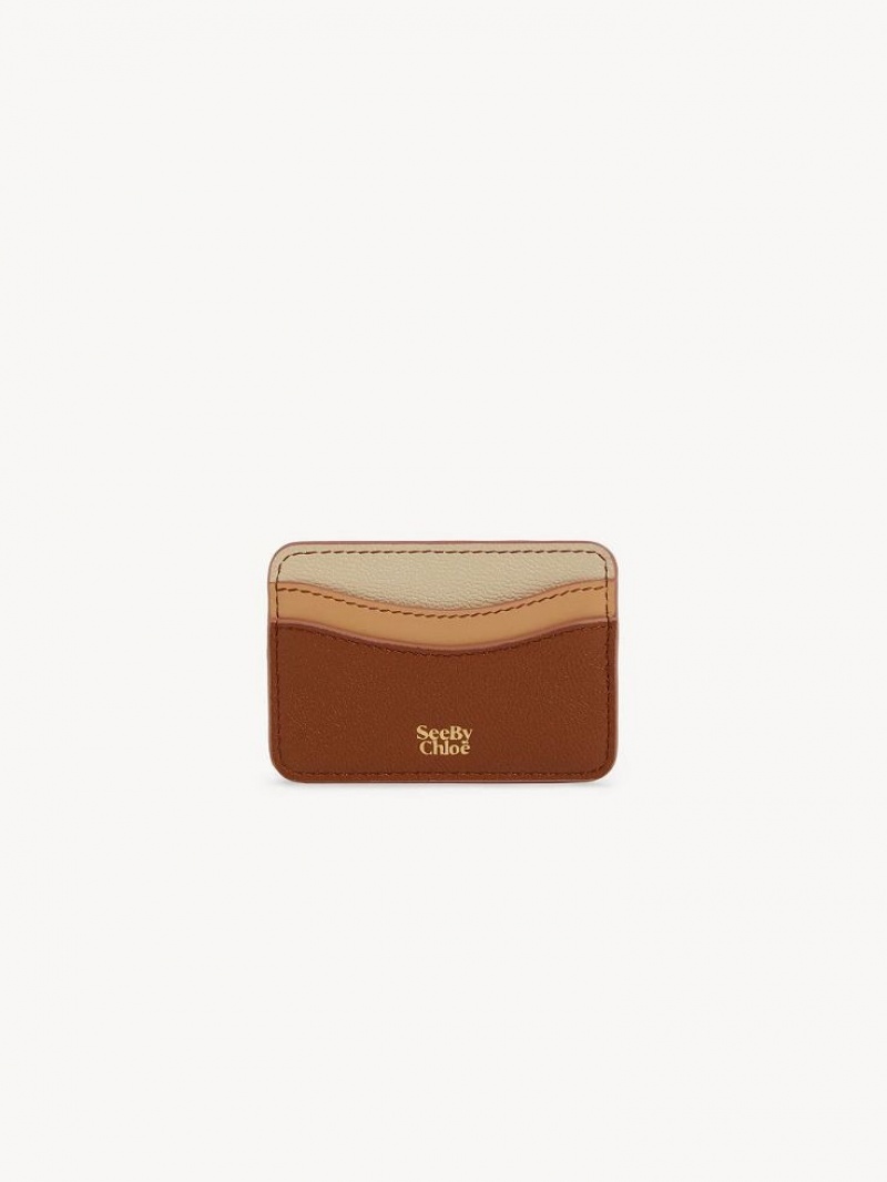 Etui na Karty Chloe Layers Brązowe | CHE-SR14931