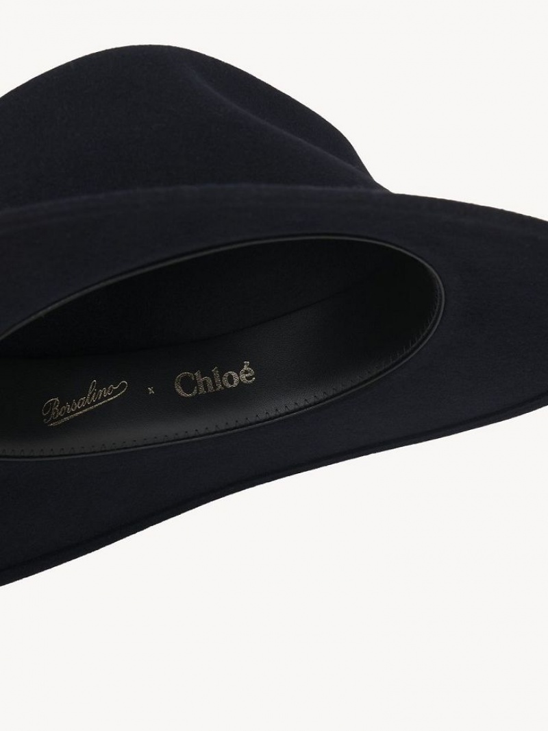 Kapelusz Chloe X Borsalino Steph Granatowe | CHE-SR14471